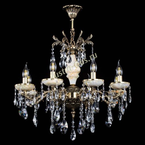 Люстра бронзовая Оникс №8/1 лучик в Подольске Гусь Хрустальный