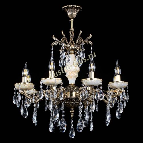 Люстра бронзовая Оникс №8/1 журавлик в Подольске Гусь Хрустальный