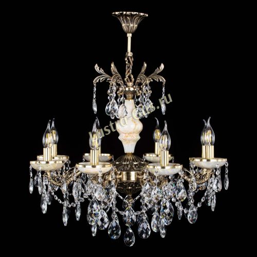 Люстра бронзовая Оникс №8/2 баден в Подольске Гусь Хрустальный