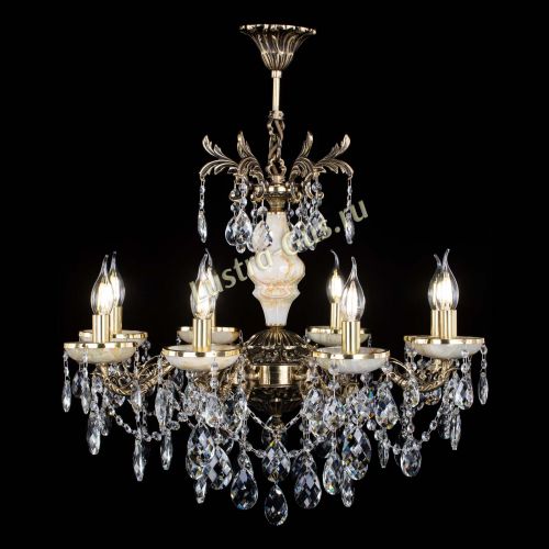 Люстра бронзовая Оникс №8/2 баден в Подольске Гусь Хрустальный