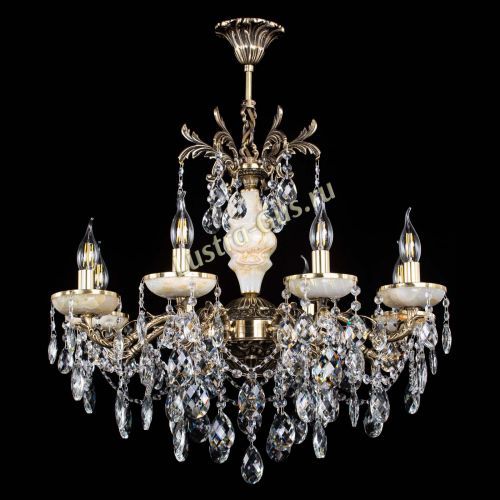 Люстра бронзовая Оникс №8/2 баден в Подольске Гусь Хрустальный