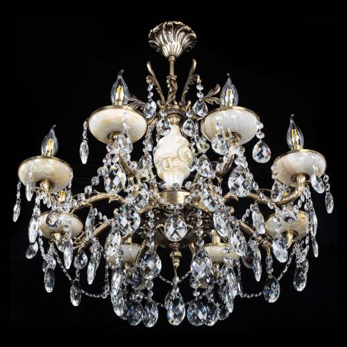 Люстра бронзовая Оникс №8/2 баден в Подольске Гусь Хрустальный