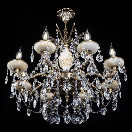 Люстра бронзовая Оникс №8/2 баден в Подольске Гусь Хрустальный