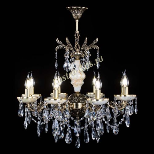 Люстра бронзовая Оникс №8/2 лучик в Подольске Гусь Хрустальный