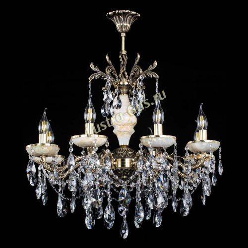 Люстра бронзовая Оникс №8/2 лучик в Подольске Гусь Хрустальный