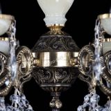 Люстра бронзовая Оникс белый №6/1 шар в Подольске