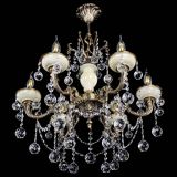 Люстра бронзовая Оникс белый №6/1 шар в Подольске