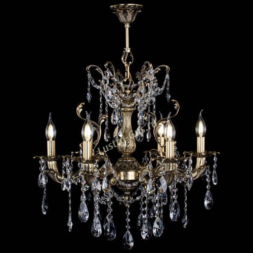 Люстра бронзовая Селена №6/2 лучик в Подольске Гусь Хрустальный