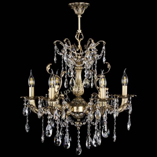 Люстра бронзовая Селена №6/2 журавлик в Подольске Гусь Хрустальный