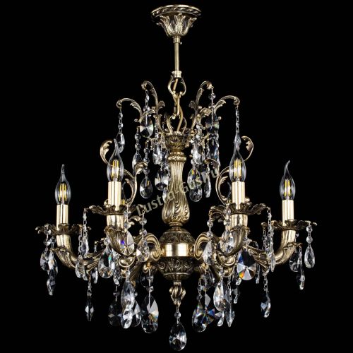 Люстра бронзовая Селена №6 лучик в Подольске Гусь Хрустальный