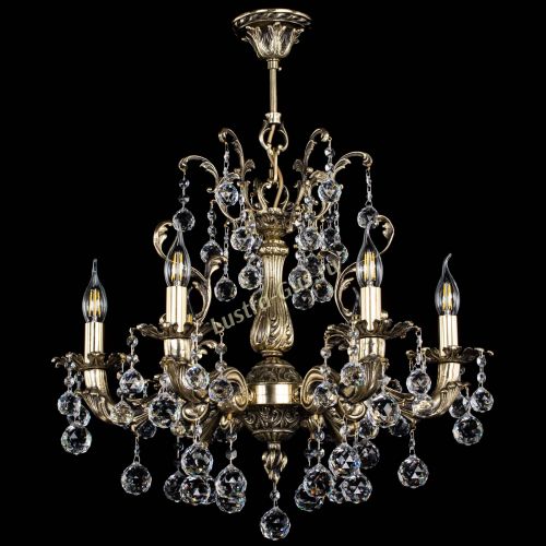 Люстра бронзовая Селена №6 шар в Подольске Гусь Хрустальный