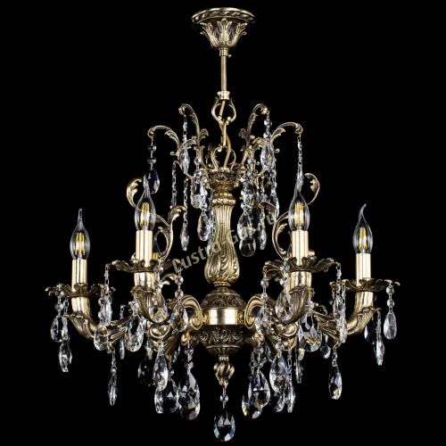 Люстра бронзовая Селена №6 журавлик в Подольске Гусь Хрустальный