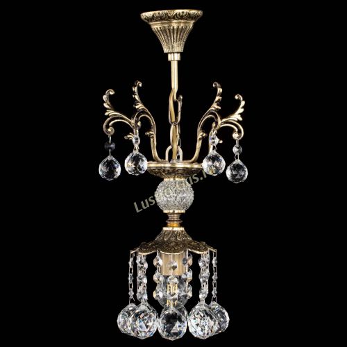 Люстра бронзовая София №1/1 шар в Подольске Гусь Хрустальный