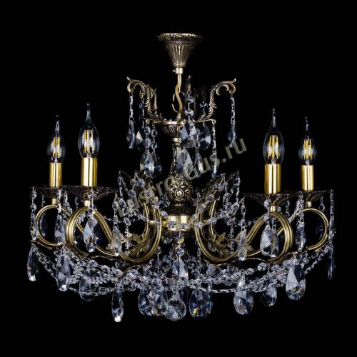 Бронзовая люстра Валери №5 лучик в Подольске Гусь Хрустальный