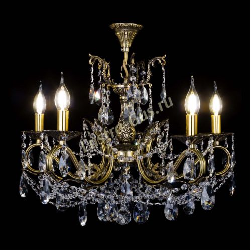 Бронзовая люстра Валери №5 лучик в Подольске Гусь Хрустальный