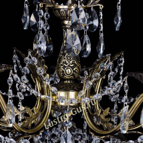 Бронзовая люстра Валери №5 лучик в Подольске Гусь Хрустальный