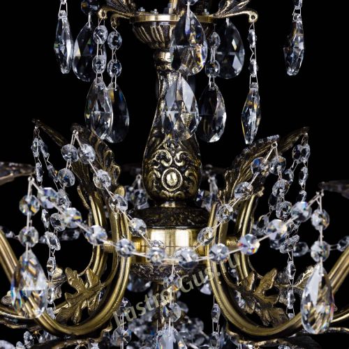 Бронзовая люстра Валери №5 журавлик в Подольске Гусь Хрустальный