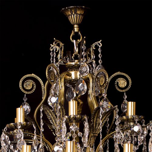 Люстра бронзовая Афина №2 в Подольске Гусь Хрустальный