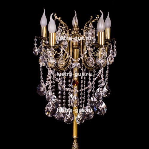 Бронзовый торшер Матильда №2 в Подольске Гусь Хрустальный