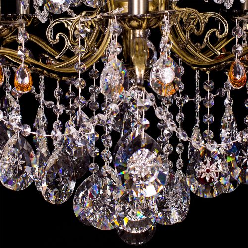 Люстра бронзовая Мелания №12 в Подольске Гусь Хрустальный