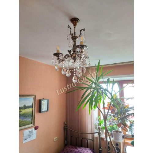 Люстра бронзовая Мелания №3 в Подольске Гусь Хрустальный