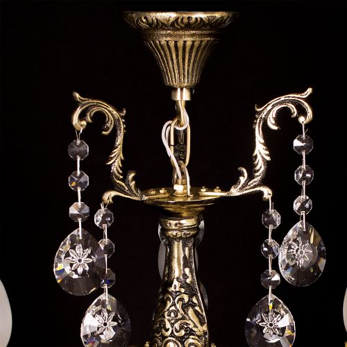 Люстра бронзовая Мелания №3 в Подольске Гусь Хрустальный