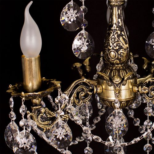 Люстра бронзовая Мелания №3 в Подольске Гусь Хрустальный