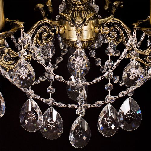 Люстра бронзовая Мелания №3 в Подольске Гусь Хрустальный