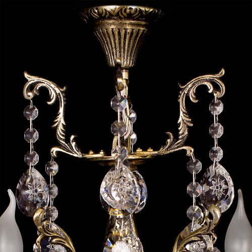 Люстра бронзовая Мелания №4 в Подольске Гусь Хрустальный