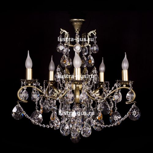 Люстра бронзовая Мелания №5 в Подольске Гусь Хрустальный