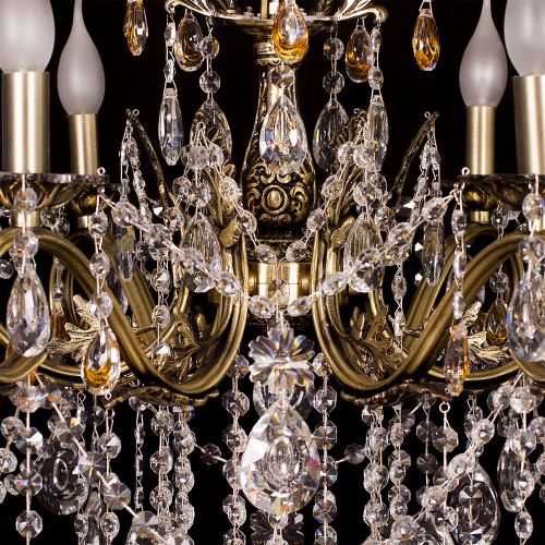 Люстра бронзовая Мелания №6/2 в Подольске Гусь Хрустальный