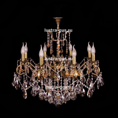 Люстра бронзовая Мелания №8/2 в Подольске Гусь Хрустальный