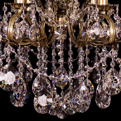 Люстра бронзовая Мелания №8/3 в Подольске Гусь Хрустальный