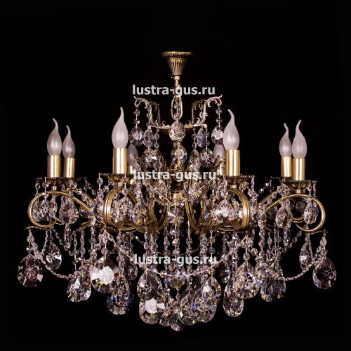 Люстра бронзовая Мелания №8/3 в Подольске Гусь Хрустальный