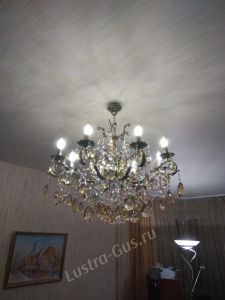 Люстра бронзовая Мелания №8/3 в Подольске отзыв и фото покупателя