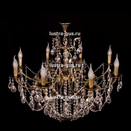Люстра бронзовая Мелания №8 в Подольске Гусь Хрустальный