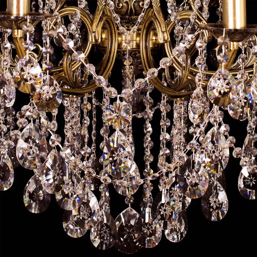 Люстра бронзовая Мелания №8 в Подольске Гусь Хрустальный