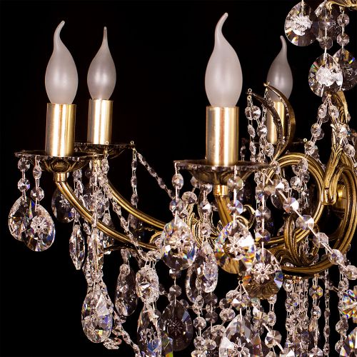 Люстра бронзовая Мелания №8 в Подольске Гусь Хрустальный