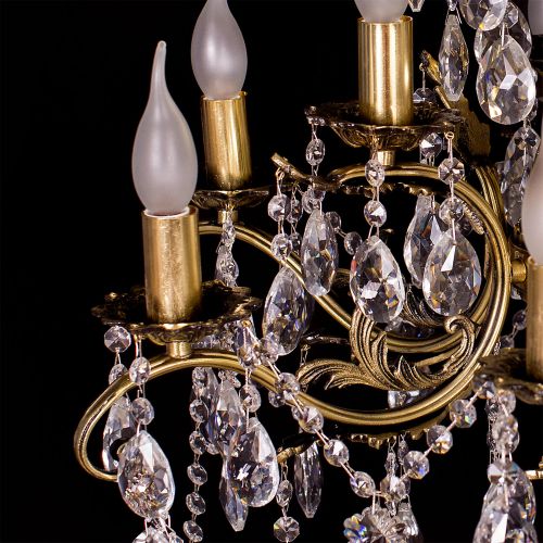 Люстра бронзовая Мелания №9 в Подольске Гусь Хрустальный