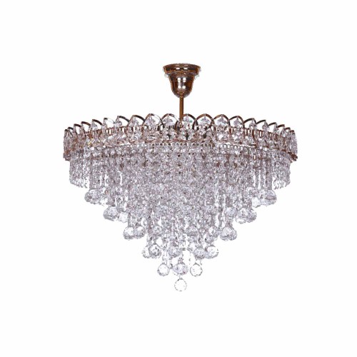 Люстра Капель Лепесток Шар  30мм с подвесом в Подольске Гусь Хрустальный