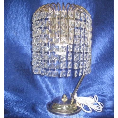 Лампа Настольная Каскад Кубик в Подольске Гусь Хрустальный
