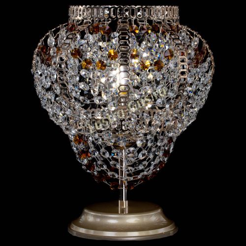 Настольная лампа Альфа №1 чайная в Подольске Гусь Хрустальный