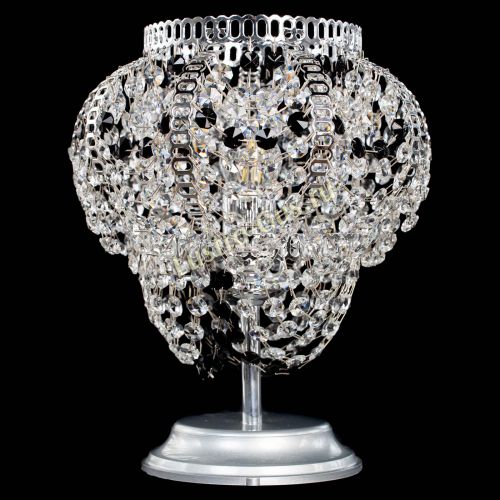 Настольная лампа Альфа №1 черная в Подольске Гусь Хрустальный