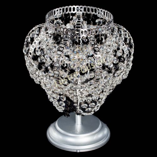 Настольная лампа Альфа №1 черная в Подольске Гусь Хрустальный