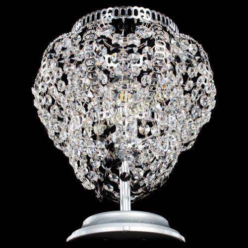 Настольная лампа Альфа №1 черная в Подольске Гусь Хрустальный