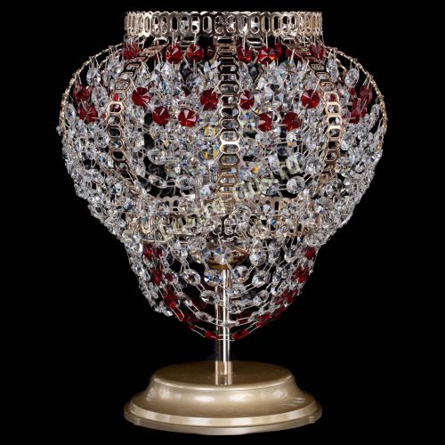 Настольная лампа Альфа №1 красная в Подольске Гусь Хрустальный