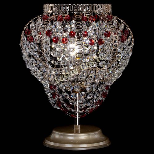 Настольная лампа Альфа №1 красная в Подольске Гусь Хрустальный
