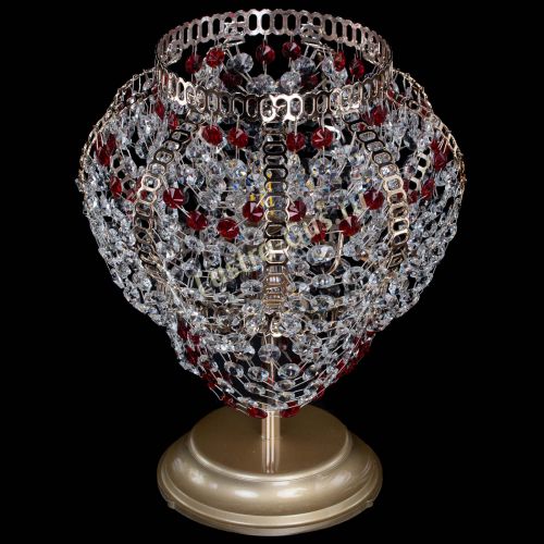 Настольная лампа Альфа №1 красная в Подольске Гусь Хрустальный