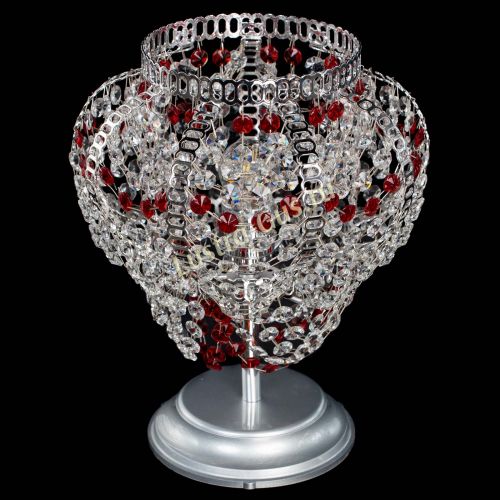 Настольная лампа Альфа №1 красная в Подольске Гусь Хрустальный