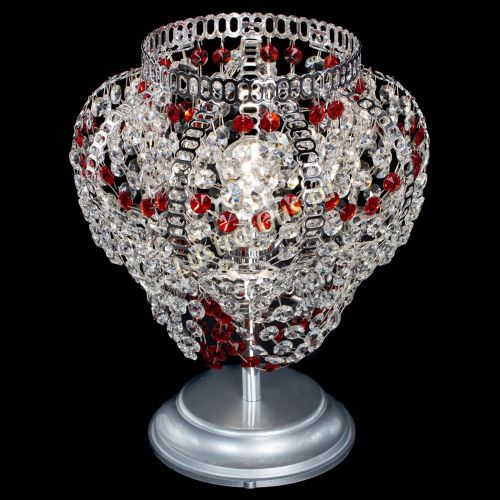 Настольная лампа Альфа №1 красная в Подольске Гусь Хрустальный